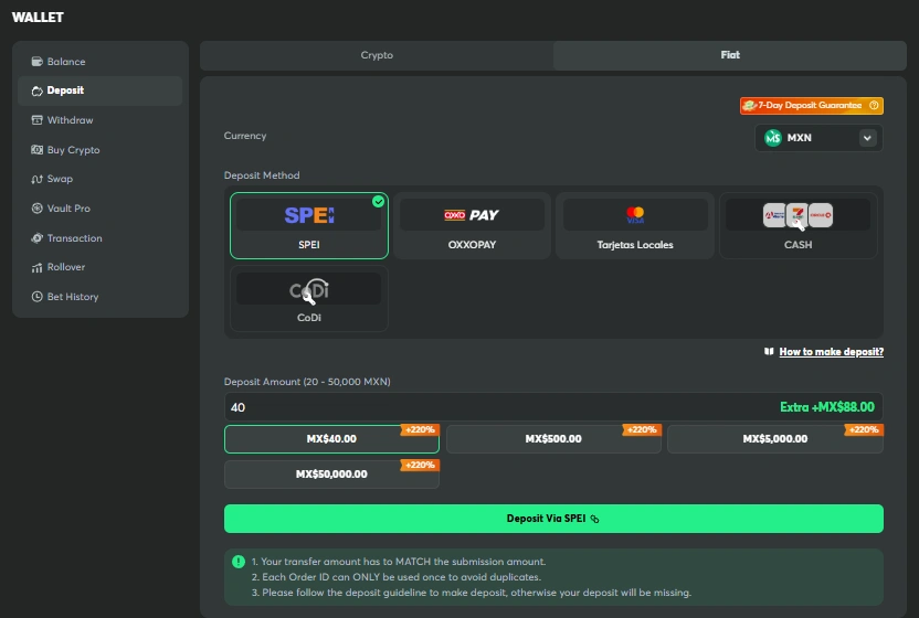 Payment Methods: Cryptocurrencies Only